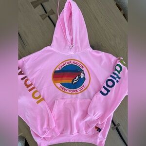 Aviator Nation Pink Hoodie “NYC” women’s XS
